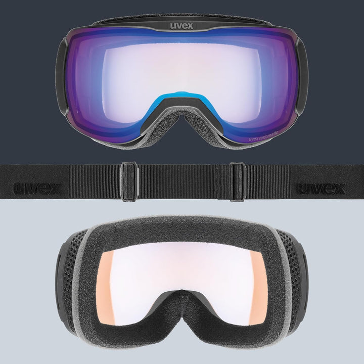 Uvex downhill black matt/blue-clear Gen. 2, black matt/blue-clear Gen. 2