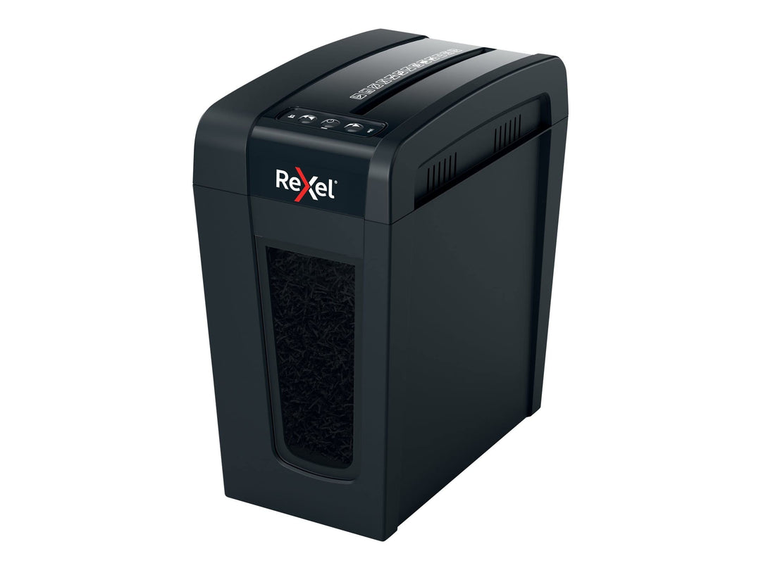 Rexel Aktenvernichter Secure X8-SL Slimline Whisper-Shred™, Partikelschnitt, 9-8 Blatt A4 (70-80 g/m