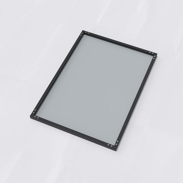 Badspiegel Wandspiegel Dekospiegel Spiegel schwarz Flur Bad gross 70x50 cm Vertikal und Horizontal m