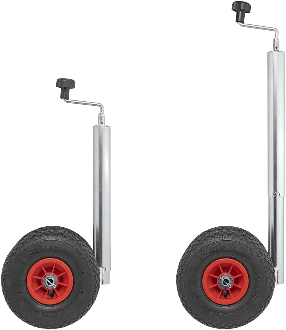 ProPlus Zwillingsrad Doppelstützrad Anhänger Bugrad Anhängerstützrad Deichsel Rad Reifen Single, Sin