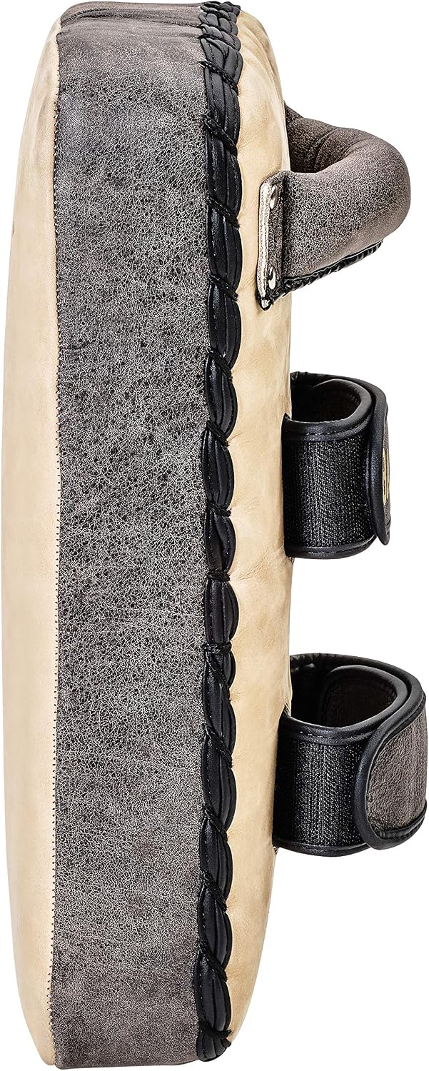 Bad Company Retro Rindsleder Makiwara I Schlagpolster im Mexican-Style I Kicking Pad mit mehrschicht