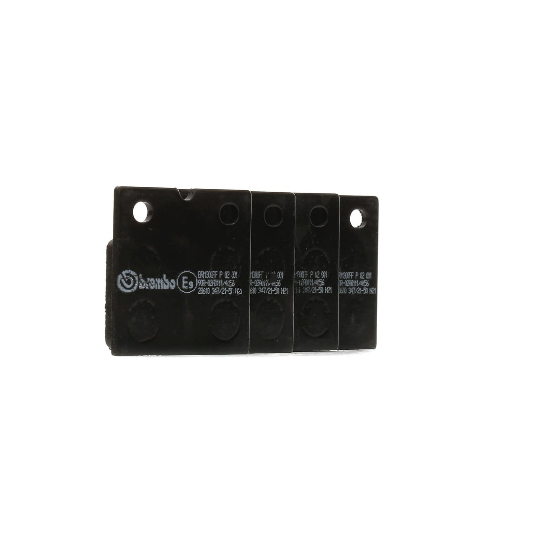 Brembo P02001 Hintere Bremsbeläge, Anzahl 4