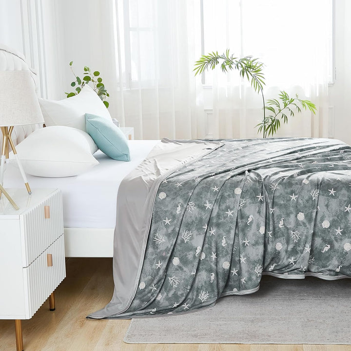 WONGS BEDDING Kühldecke Sommerdecke mit Japanische Arc-Chill Q-Max 0,43 Kühlfasern, Kühlende Decke f
