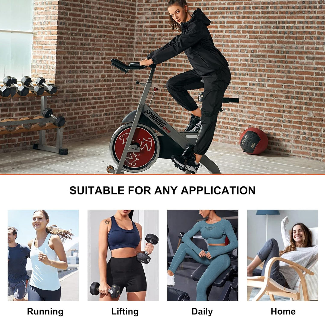 Gotoly Sauna Hose Damen Abnehmen Jogginghose Sporthose Hohe Taille Trainingshose Lang Schwitzhose mi