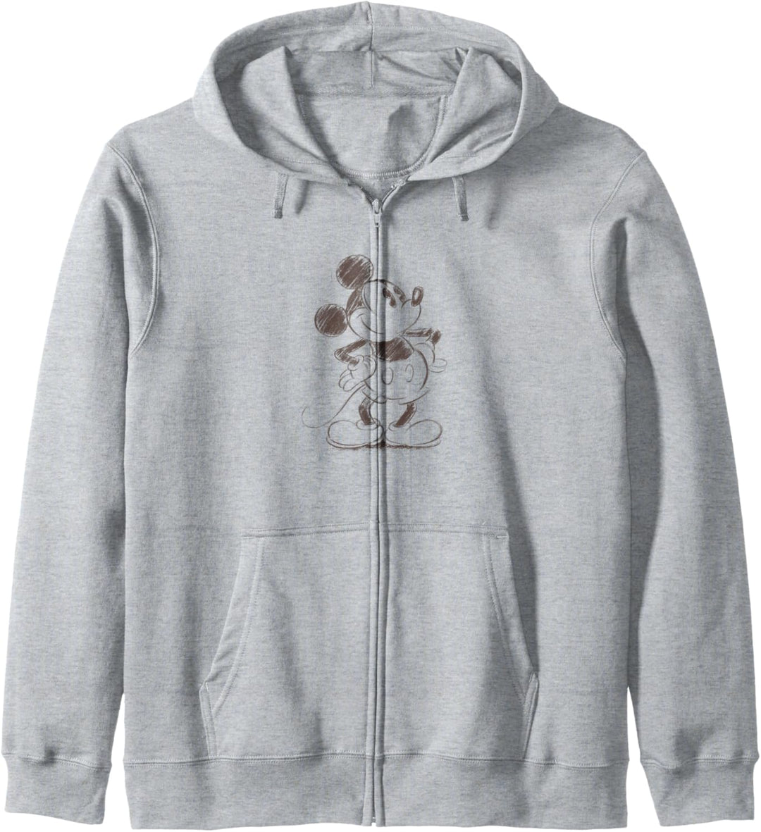 Disney Mickey Mouse Classic Retro Sketched Profile Kapuzenjacke