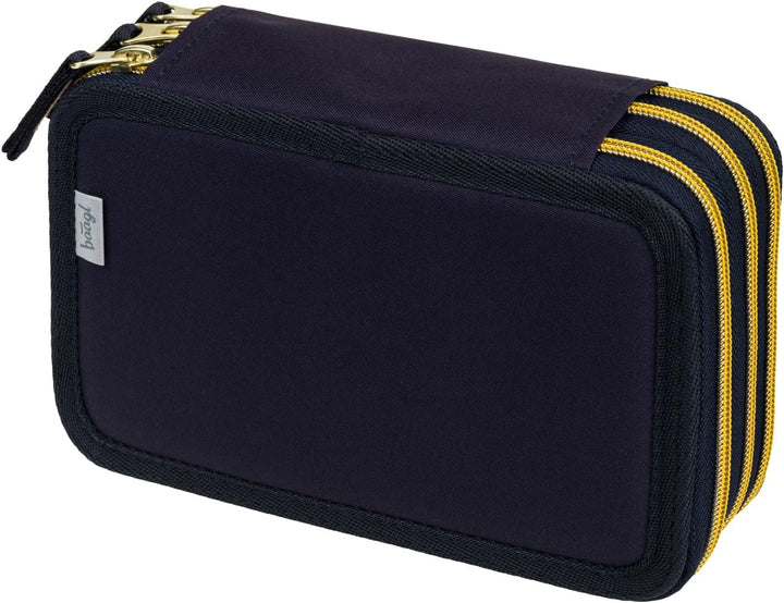 Baagl 3 Fach Federmäppchen Mädchen, Schulmäppchen für Schreibwaren, Schulsachen Federtasche, Federma