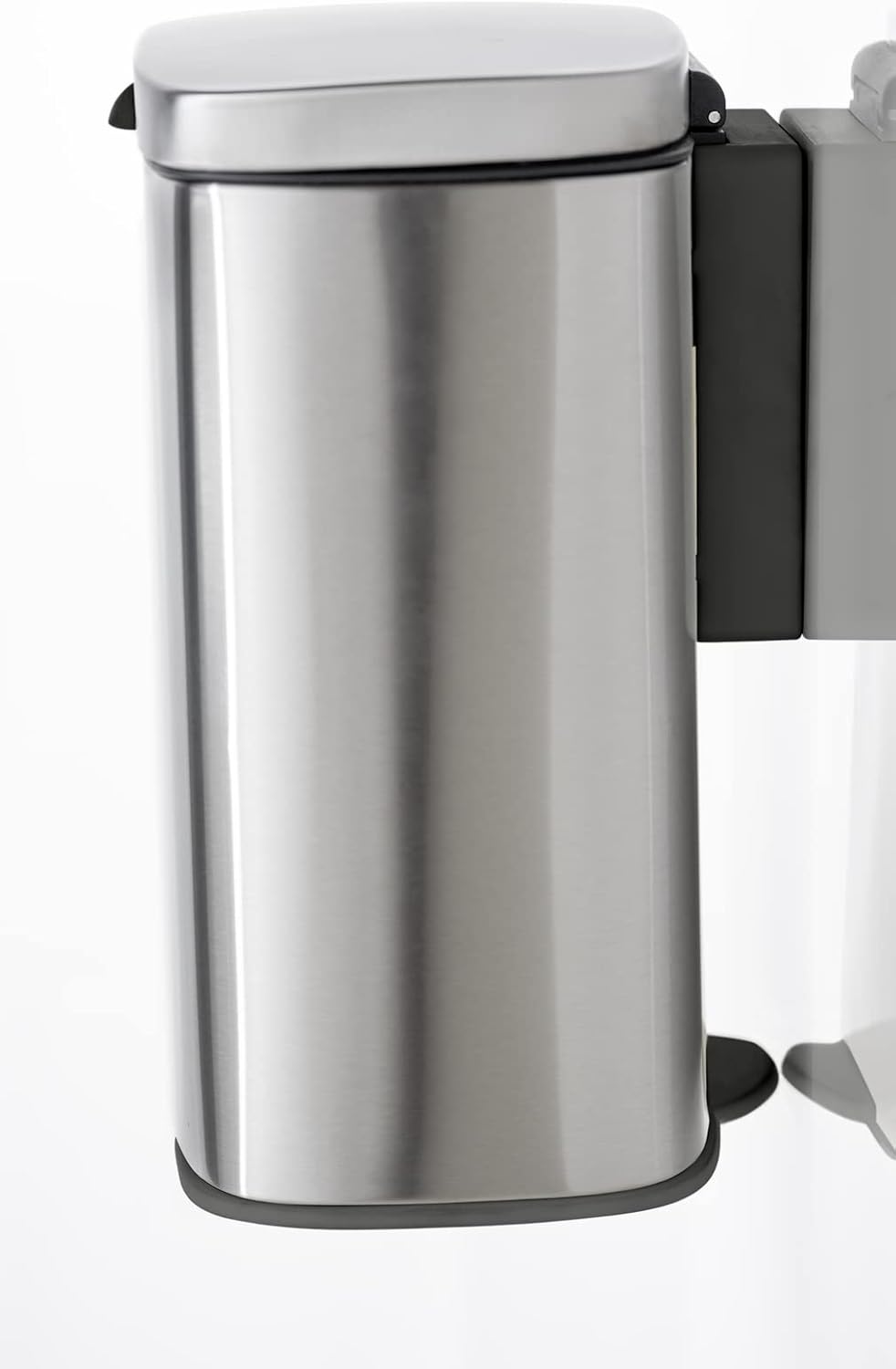 WENKO Wand-Kosmetikeimer Mod. Sare 5 ltr., Mülleimer mit Deckel und Absenkautomatik, Badezimmer-Eime