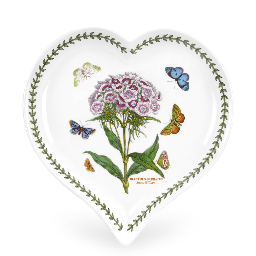 Portmeirion Botanic Garden Schale in Herzform (Sweet William) Klassiker, Klassiker