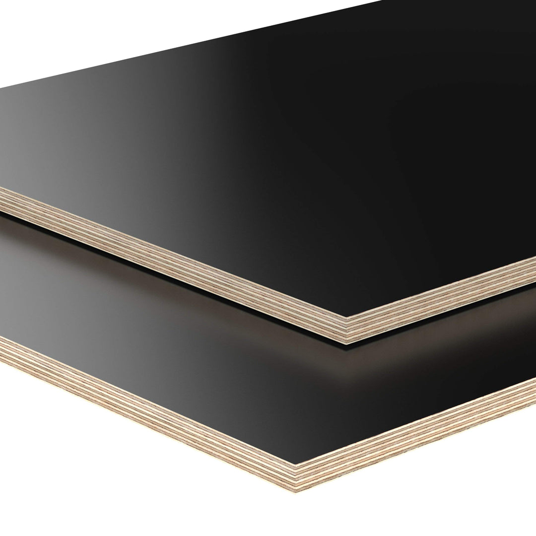 18mm Multiplex Zuschnitt schwarz melaminbeschichtet Länge bis 200cm Multiplexplatten Zuschnitte Ausw