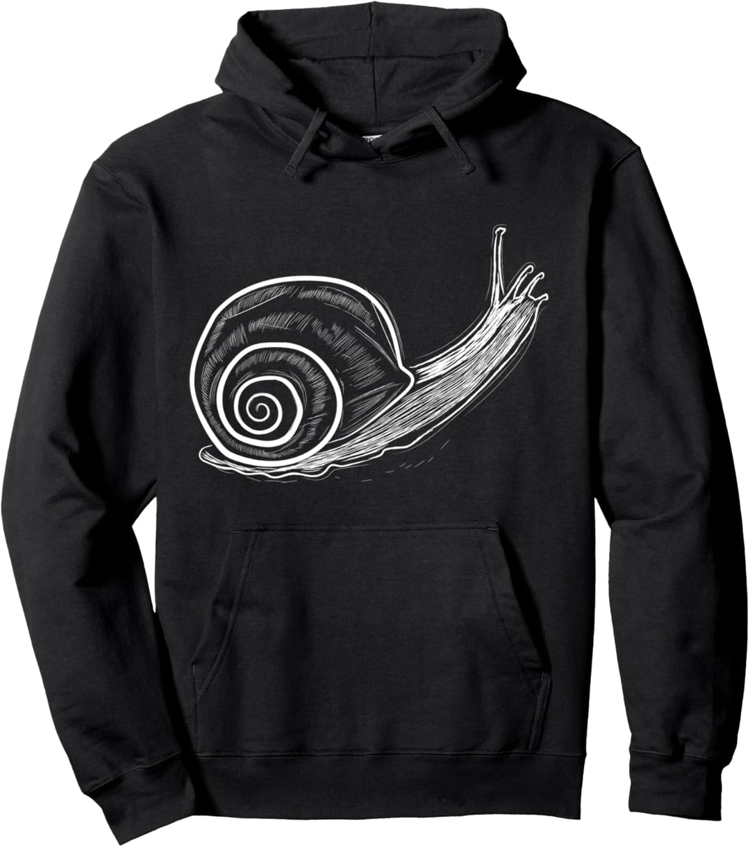 Schnecken Zeichnung Geschenk Schnecken Pullover Hoodie