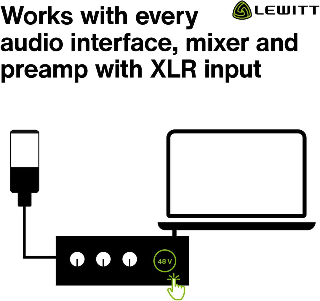LCT 440 Pure - XLR Kondensatormikrofon für Stimme, Gesang, Instrumentenaufnahmen und Streaming - 1"