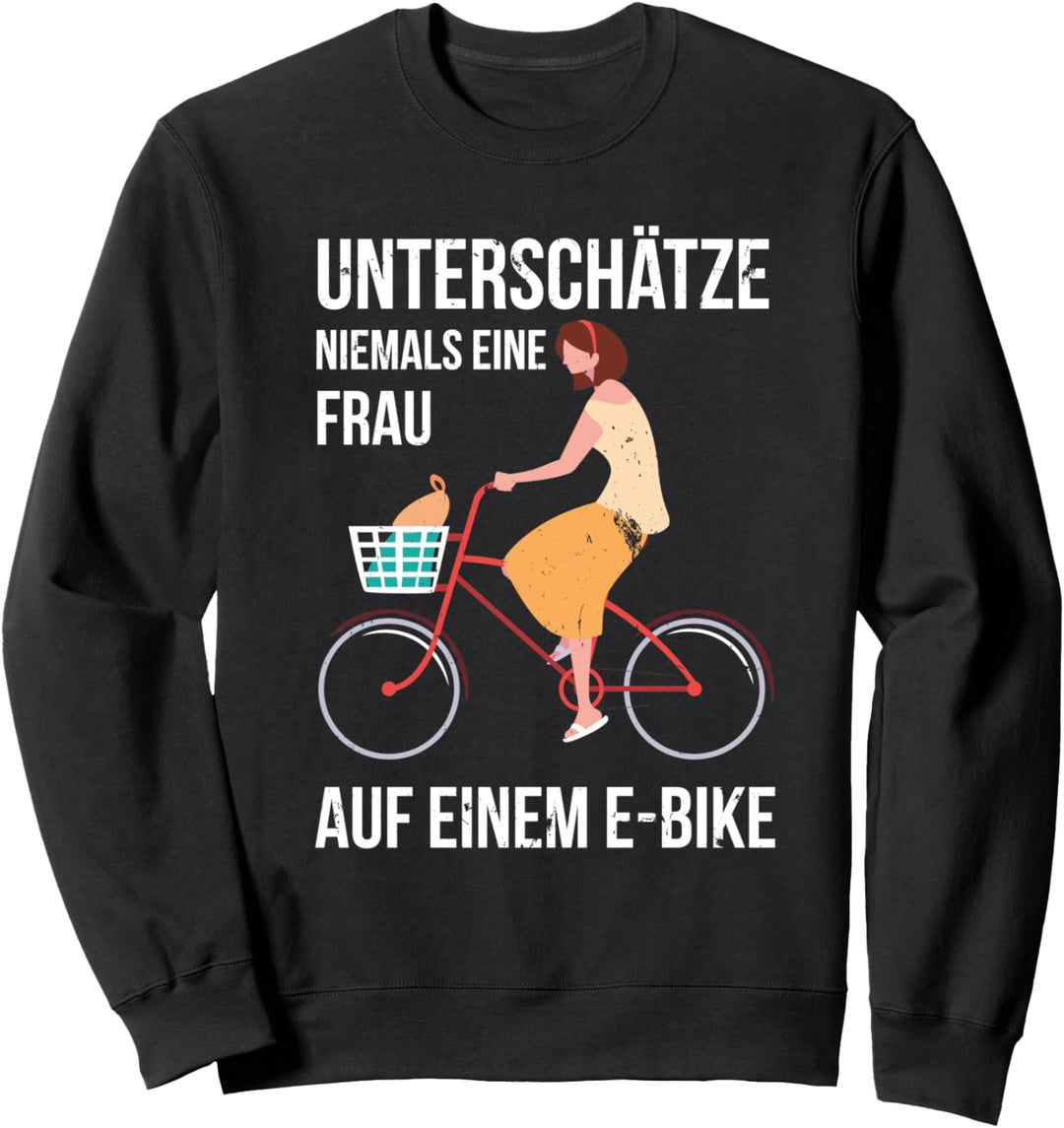 Bike Ebike Fahrrad Rentner Fahrradmotiv Elektrofahrrad Biker Sweatshirt