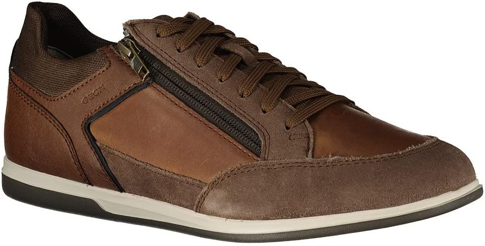 Geox Jungen U Renan Sneaker 40 EU Braun, 40 EU Braun