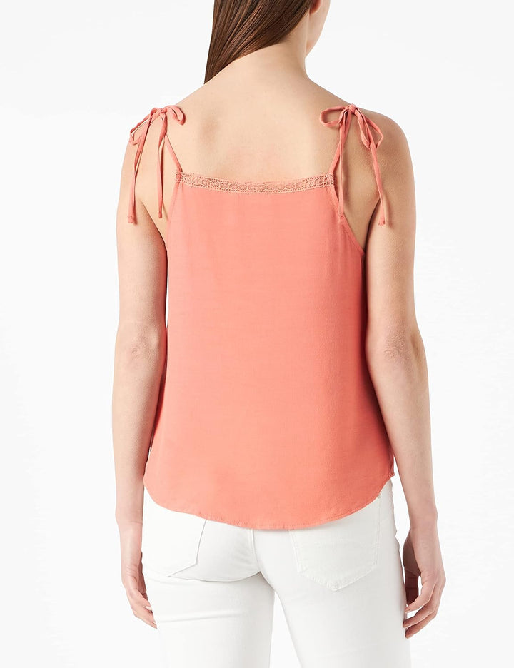 Naf Naf Damen Klassisches Hemd 34 Papaya, 34 Papaya