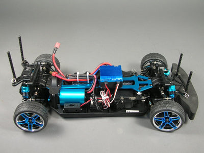 Amewi 21028 Kasa Pro Brushless 1:10, RTR Tourenwagen, Gelb