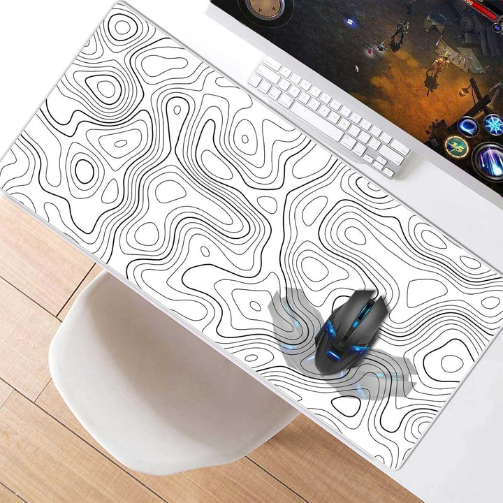 Alfombrilla de ratón XXL Grande Con goma impermeable y antideslizante para PC, MacBook, estudio, ord