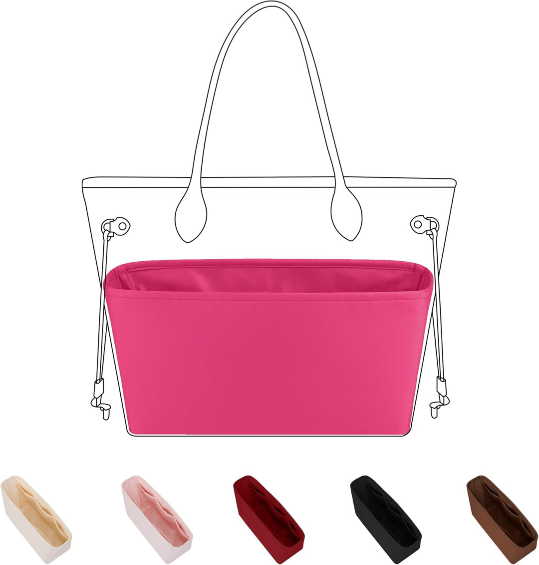 DGAZ Handtasche Taschenorganizer für Neverfull PM/MM/GM Taschen, Seide Handtaschenorganisator Damen,