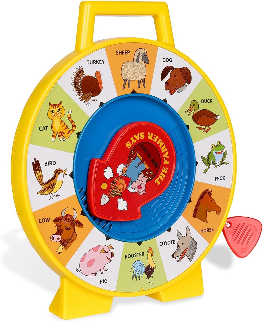 Basic Fun See 'n Say Farmer Says-Spielzeug, Fisher Price Classics, 2070, Lehrreiches und interaktive