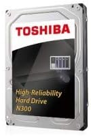 Toshiba 6TB N300 NAS 3.5’’ SATA Internal Hard Drive. 24/7 Operation, Supports 1-8 bay systems, 128MB