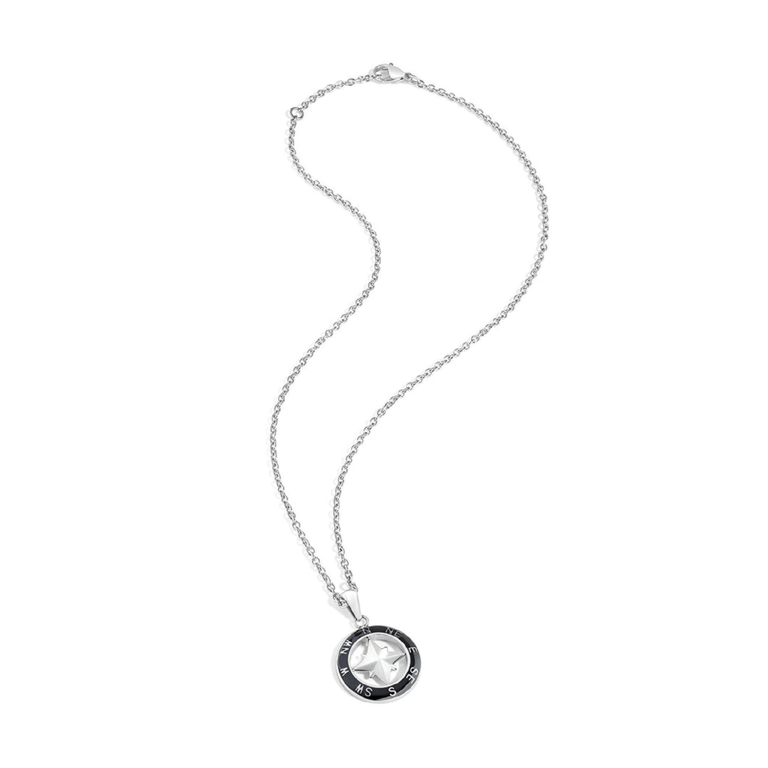 Sector No Limits Herren Halskette, Kollektion MARINE Sector Jewels, Länge 50 cm, aus Edelstahl, Schw