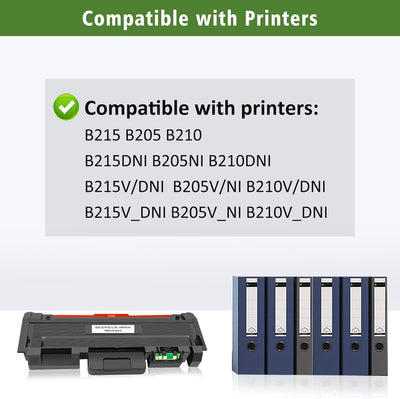 GREENPRINT Kompatible Tonerkartusche B205 B210 B215 Schwarz Hohe Kapazität 3000 Seiten für Xerox B21