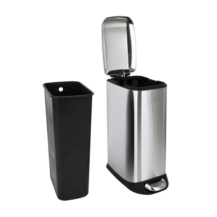 SVITA TS20 Mülleimer Treteimer Abfalleimer 20l inkl. Inneneimer Kunststoff Pedal Softclose-Deckel re
