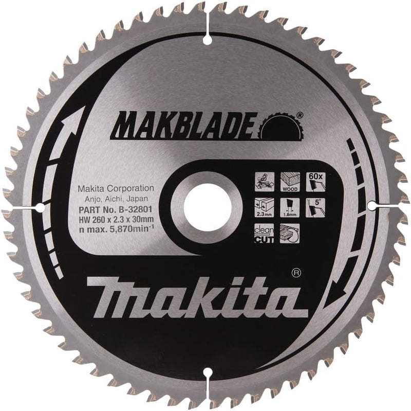 Makita Makblade Saegeblatt, 260 x 30 mm, 60Z, B-32801