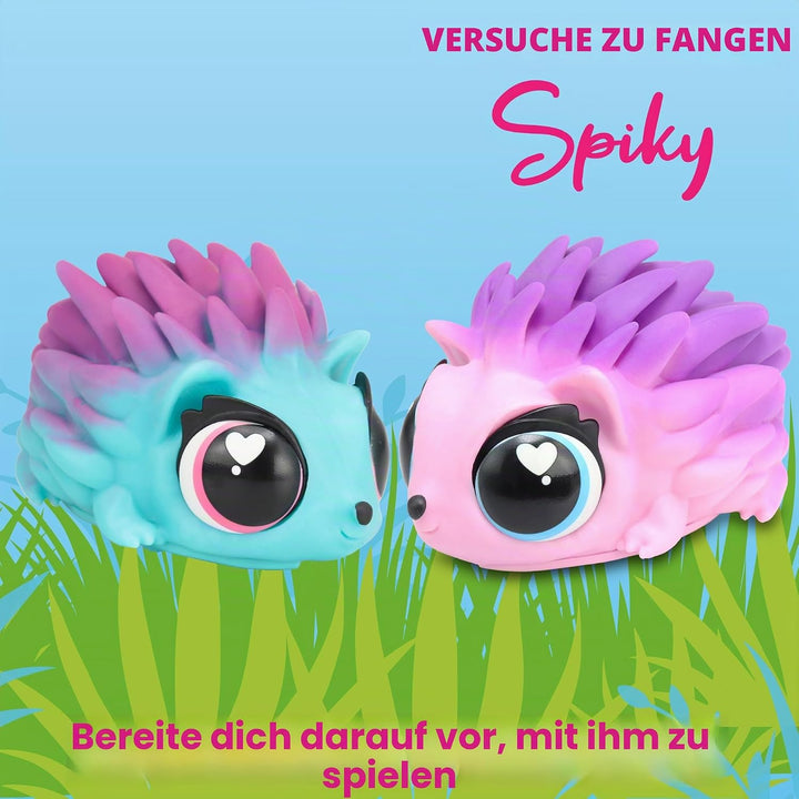 Famosa Jiggly Pets – My Spike Pet – Spiky the Hedgehog, interaktiver Igel, weicher Gummi, singend, g