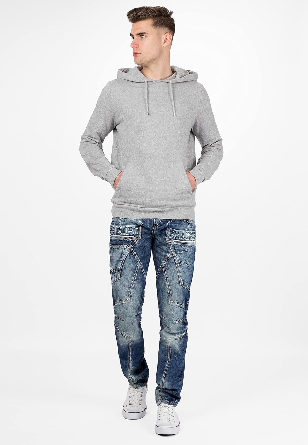 Cipo &amp; Baxx Herren Jeans CD391-bans W30/L34 30W / 34L Blau - 41, 30W / 34L Blau - 41