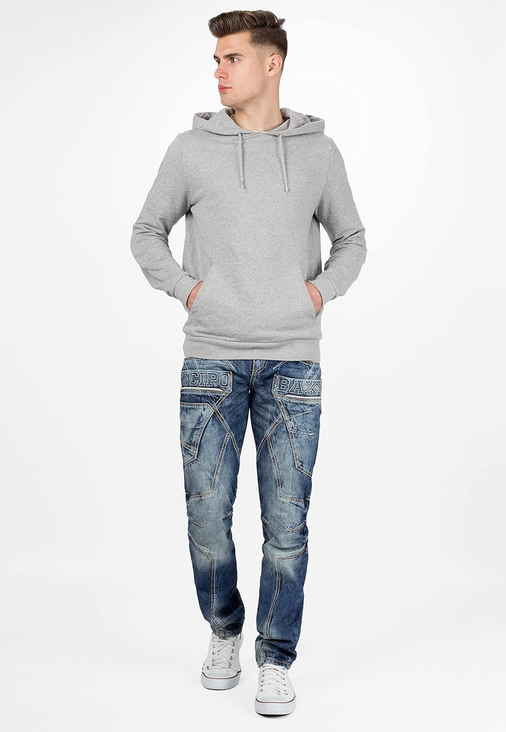 Cipo &amp; Baxx Herren Jeans CD391-bans W30/L34 30W / 34L Blau - 41, 30W / 34L Blau - 41