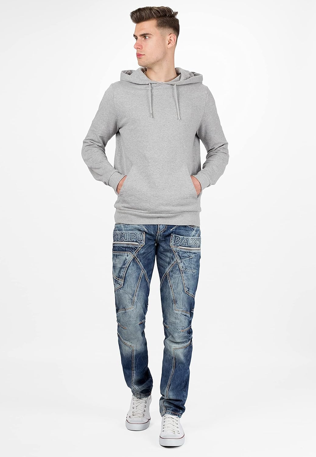 Cipo &amp; Baxx Herren Jeans CD391-bans W30/L34 30W / 34L Blau - 41, 30W / 34L Blau - 41