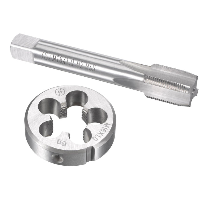 sourcing map Gewindebohrer M16 x 1mm Gewindebohrer mit Legierungswerkzeug, M16 x 1mm