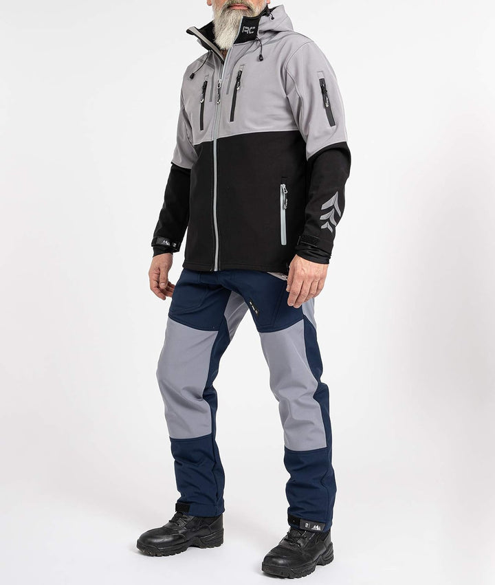 Rock Creek Herren Softshell Hose Wanderhose H-245, Dunkelblau