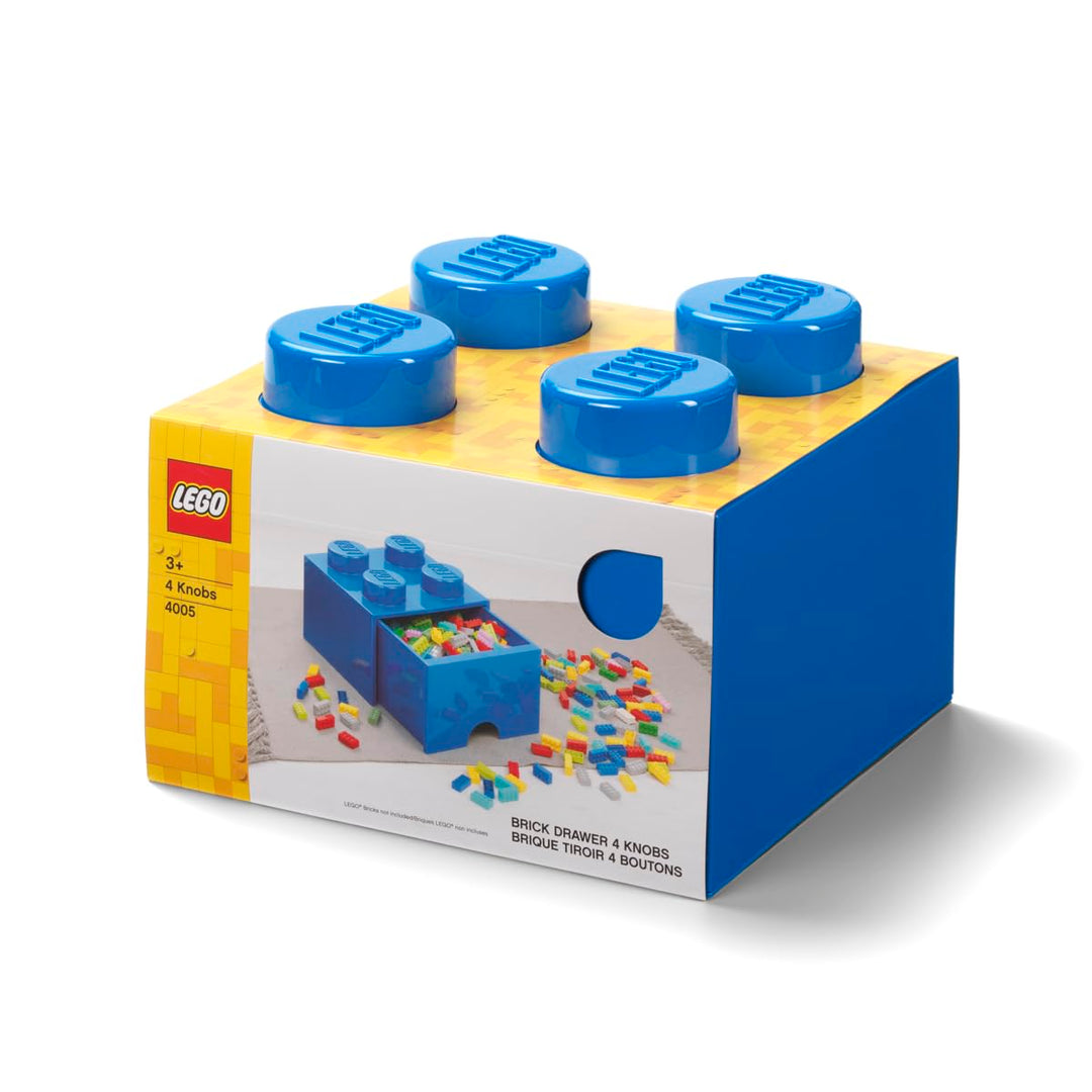 Room Copenhagen L4005B.00 40051731 Storage Brick 4 mit Schubladen, Blau, 25 x 25,2 cm, 25 x 25,2 x c