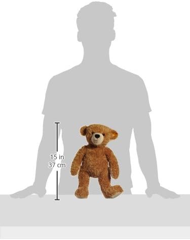 Steiff Kuscheltier Happy Teddybär, Süsses Stofftier mit Kunststoffaugen, Kinder, Jungen & Mädchen, S