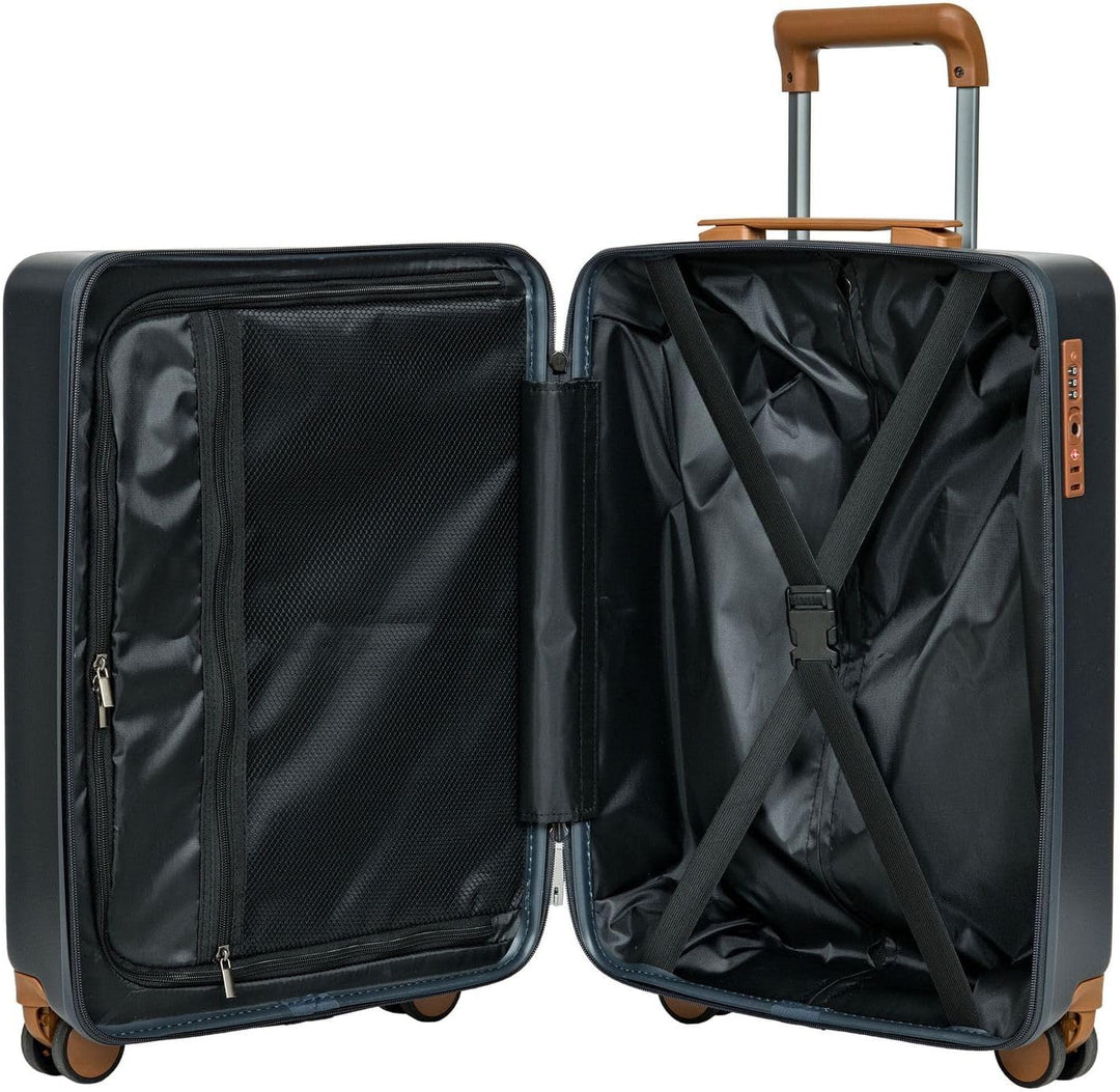 Brics Ravenna - 4-Rollen-Kabinentrolley S 55 cm Grau, Grau