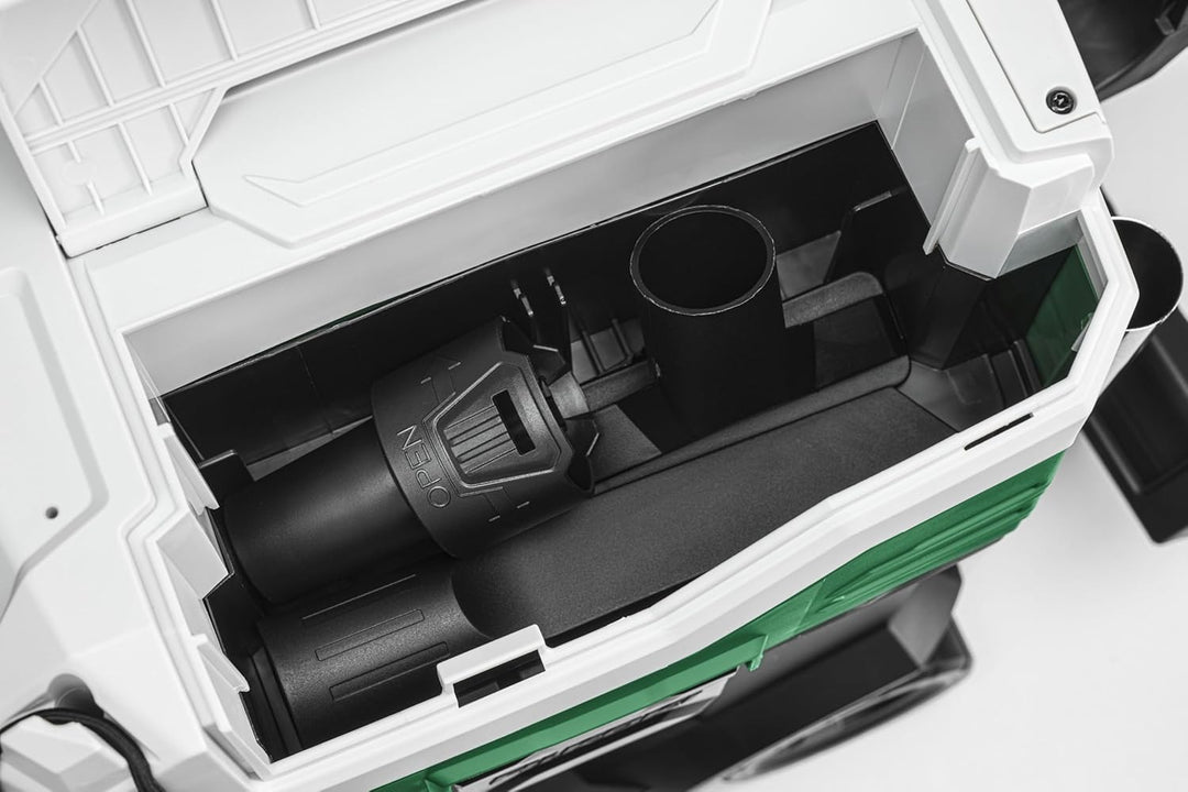 Hikoki RP200SLWAZ Nass- und Trockensauger, 1200 W, 20 L, L-Klasse Sauger | Mobiler Mehrzwecksauger m