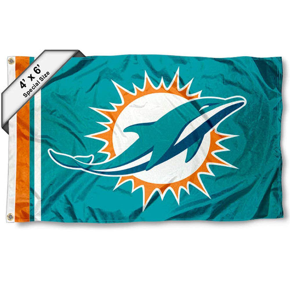 Miami Dolphins Fussfahne 1,2 x 1,8 m