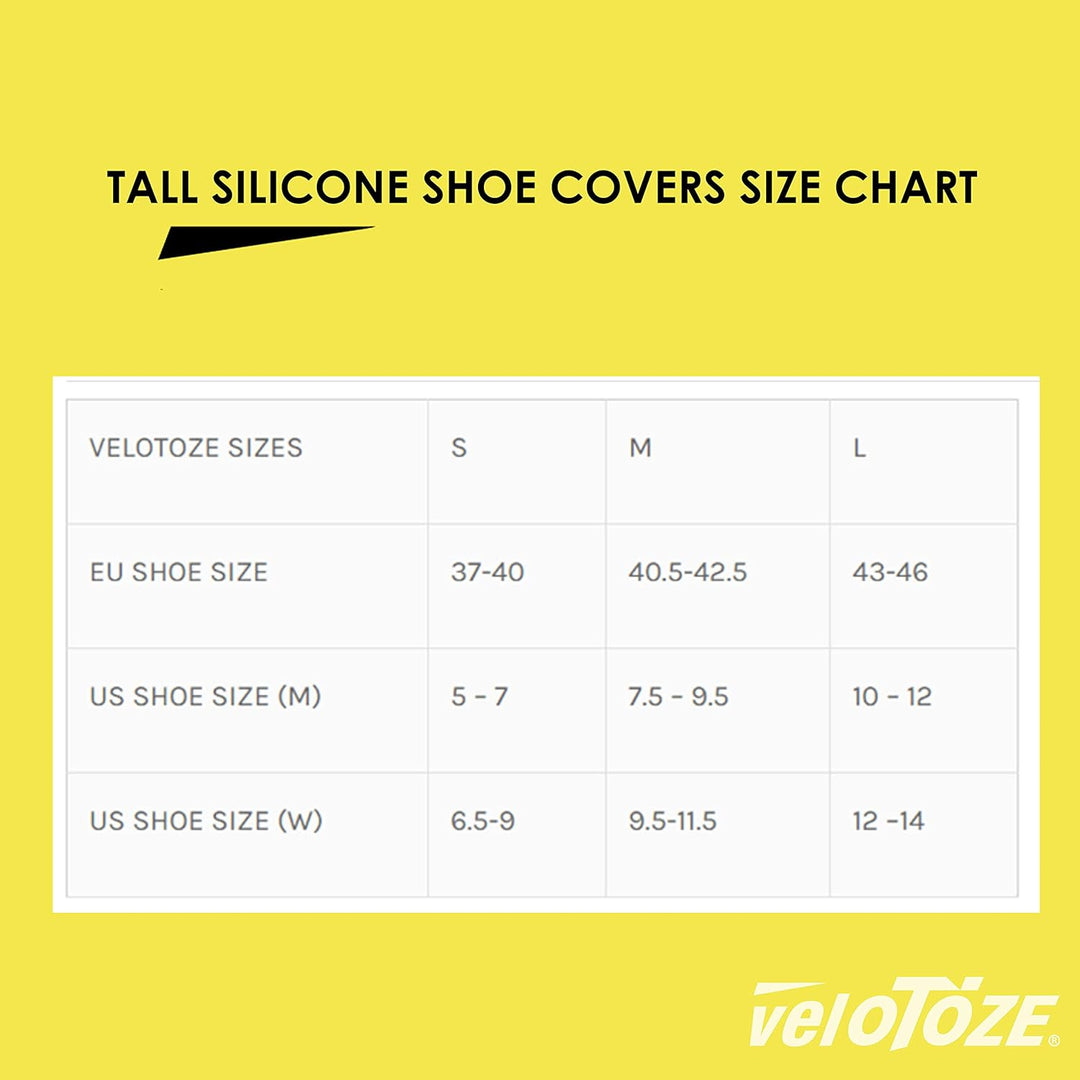 veloToze Silikon Schuhabdeckung S 37-41 Schwarz, S 37-41 Schwarz