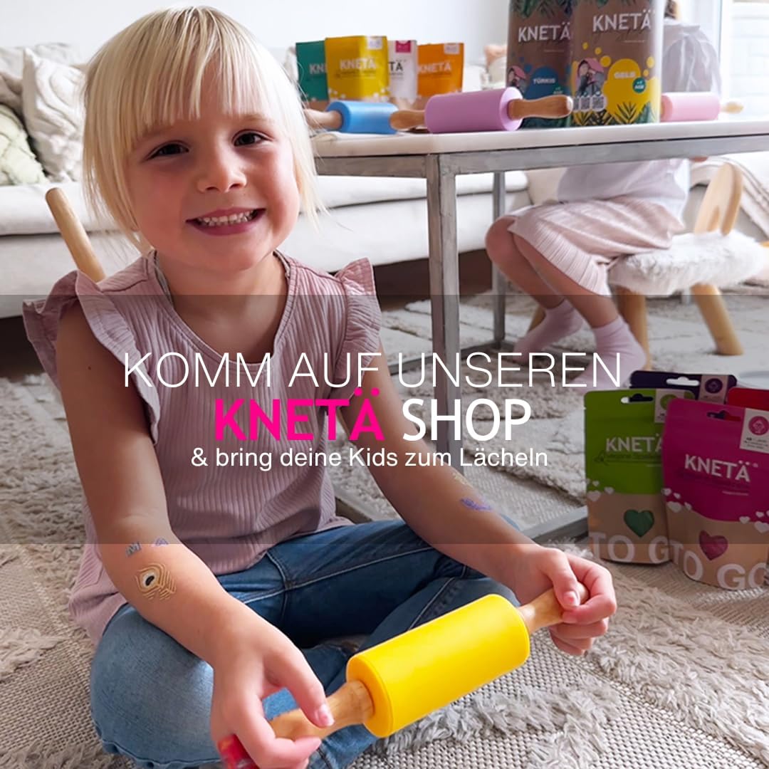 KNETÄ KNET Set I SPARBUNDLE I XXL Papierdose (1.000g) - Vegane Spielknete für Kinder ab 1 Jahr I Mad