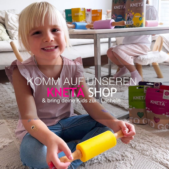 KNETÄ KNET Set I SPARBUNDLE I XXL Papierdose (1.000g) - Vegane Spielknete für Kinder ab 1 Jahr I Mad