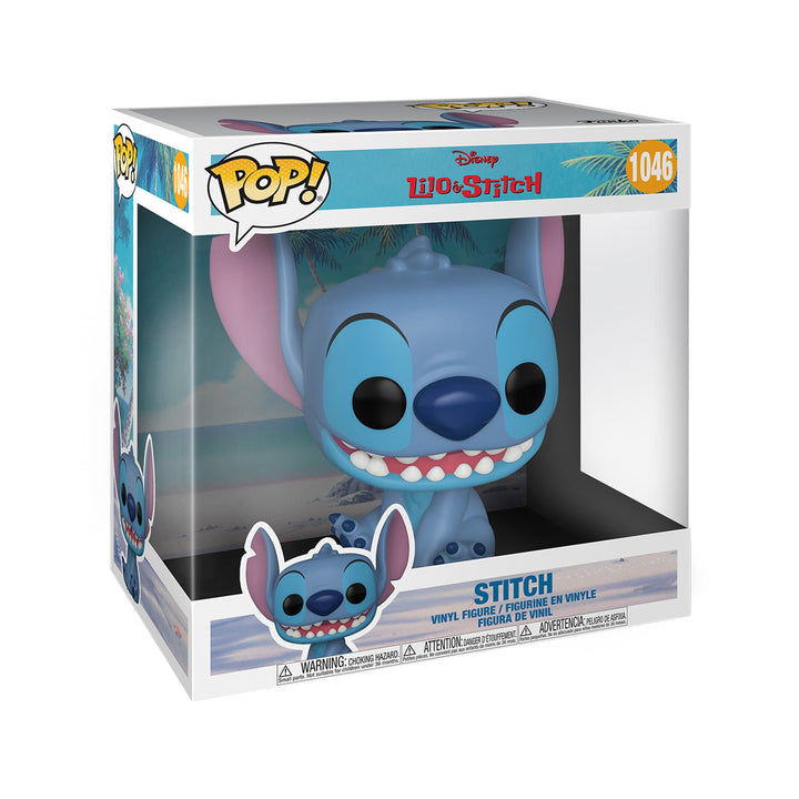 Funko Pop! Jumbo: Disney - Lilo & Stitch - Stitch - Lilo und Stitch - Vinyl-Sammelfigur - Geschenkid