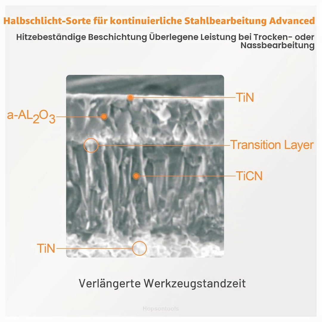 CDBP CNC Hartmetalleinsätzen 10 Stück Wendeplatten TCMT090204 TCMT1,8(1,5)1- universelle Stahlbearbe