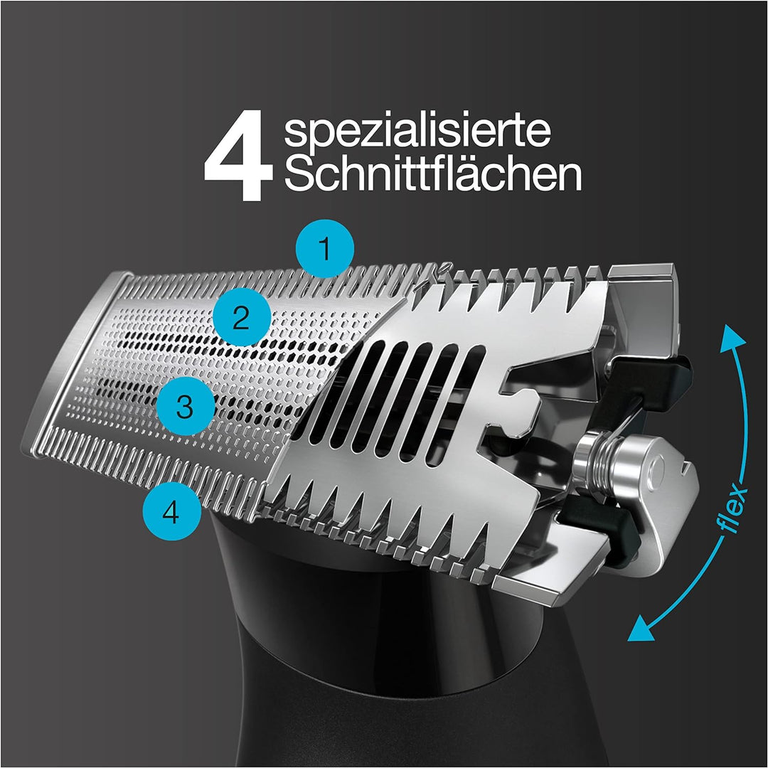 Braun Series X All-in-One Barttrimmer / Bodygroomer / Elektrorasierer Herren / Haarschneidemaschine,