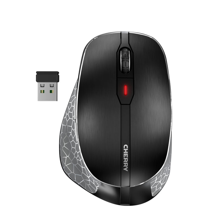 CHERRY MW 8C ERGO, Kabellose Maus Mit Ergonomischer Daumenauflage Für Rechtshänder, Verbindung Über