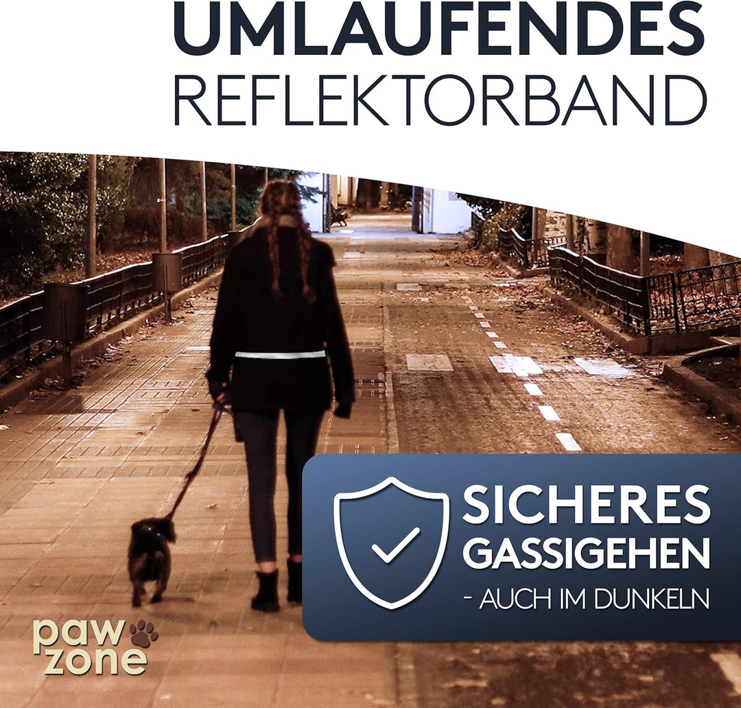 PAWZONE Futterbeutel Hunde - Leckerlibeutel für Hunde - Bauchtasche für Hunde Zubehör - Leckerlitasc