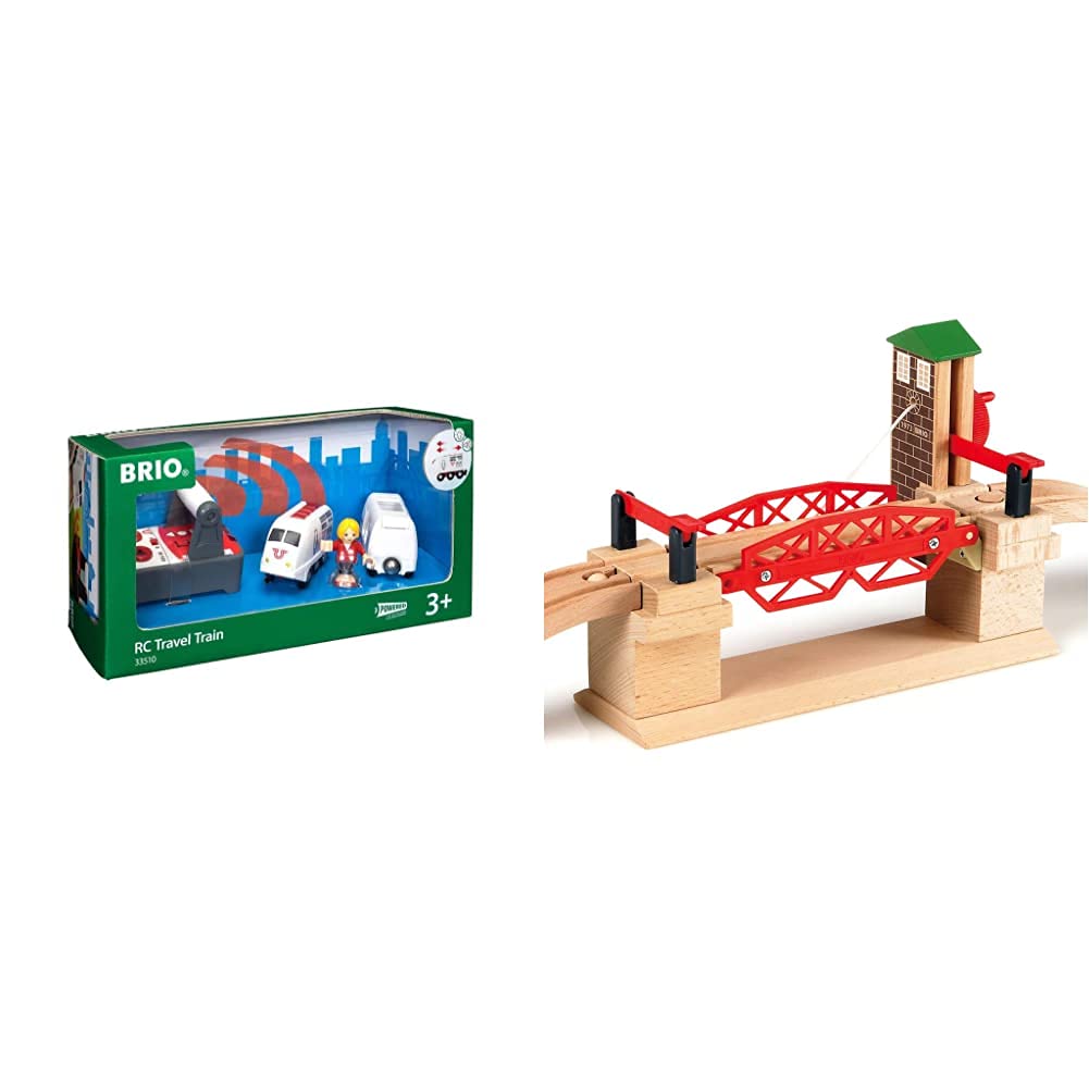 BRIO World IR Express Reisezug – Elektrische Lokomotive mit Fernsteuerung – Zubehör World & World He