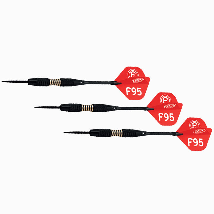 Fortuna Düsseldorf Dartpfeile mit Etui und Flights F95 Steeldarts Dart Pfeile - Plus Lesezeichen Wir