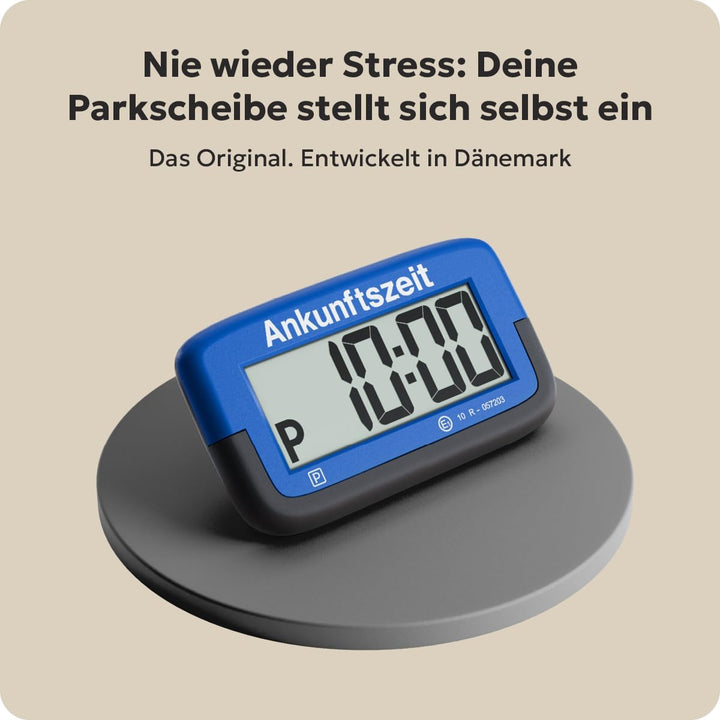 2X Needit Park Micro elektronische Parkscheibe mit Zulassung I Die kleinste Parkscheibe der Welt | D