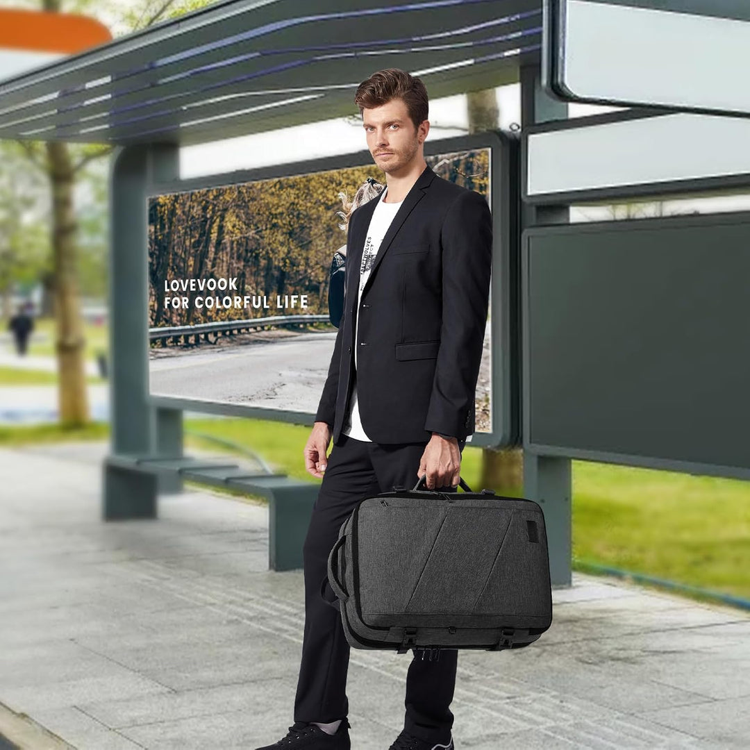 LOVEVOOK Rucksack Handgepäck Flugzeug, 40L Reiserucksack Handgepäck Flugzeug, Business Rucksack Herr